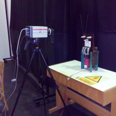 Snímání elektrického oblouku rychlokamerou  Snímání elektrického oblouku rychlokamerou